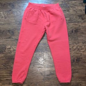 Outdoor Voices Candy Apple Nimbus Cotton Sweats, L